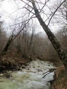 la camosciara in inverno