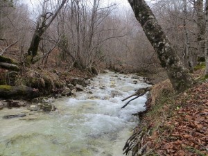 la camosciara in inverno