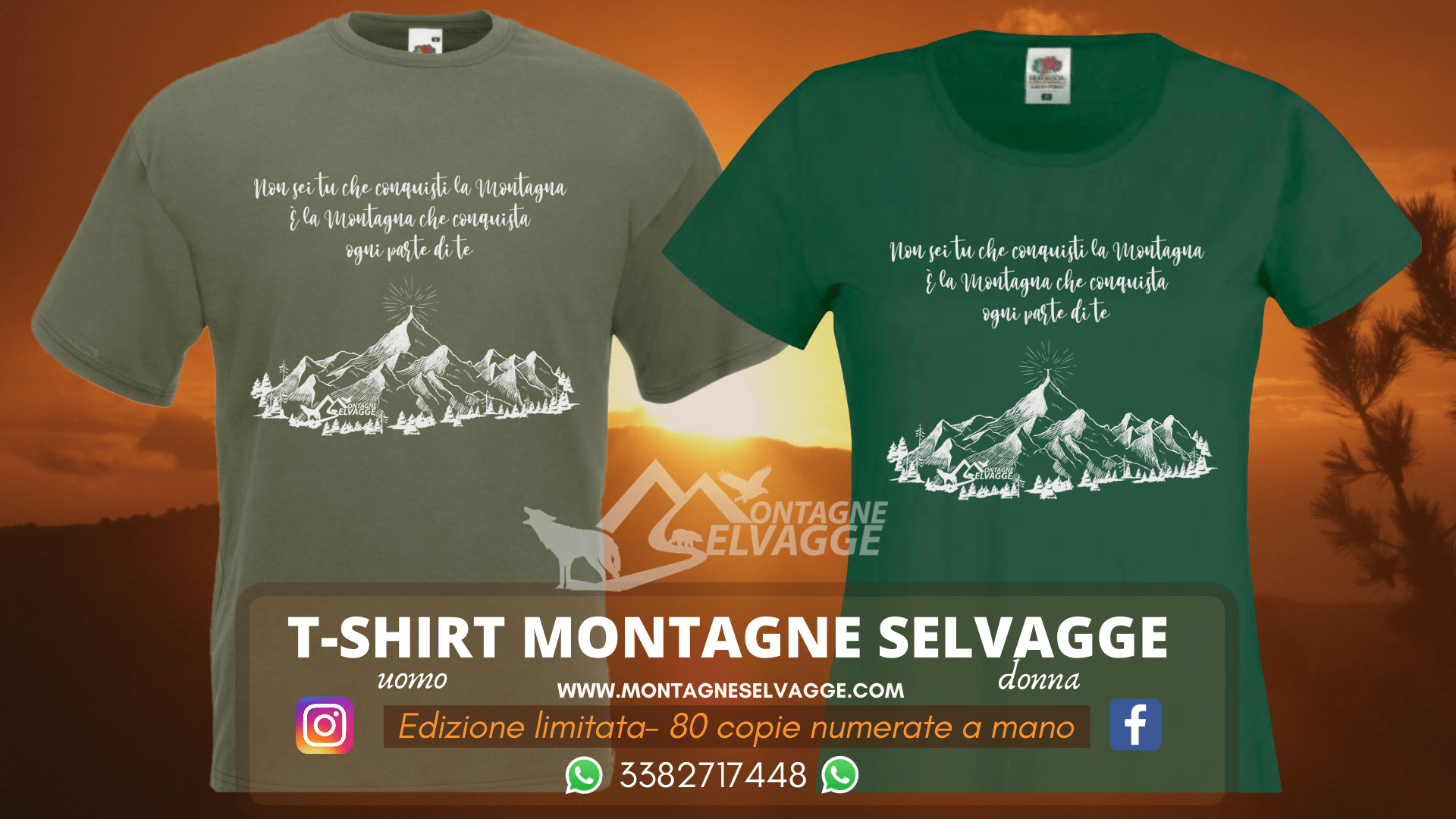 T-SHIRT Montagne Selvagge